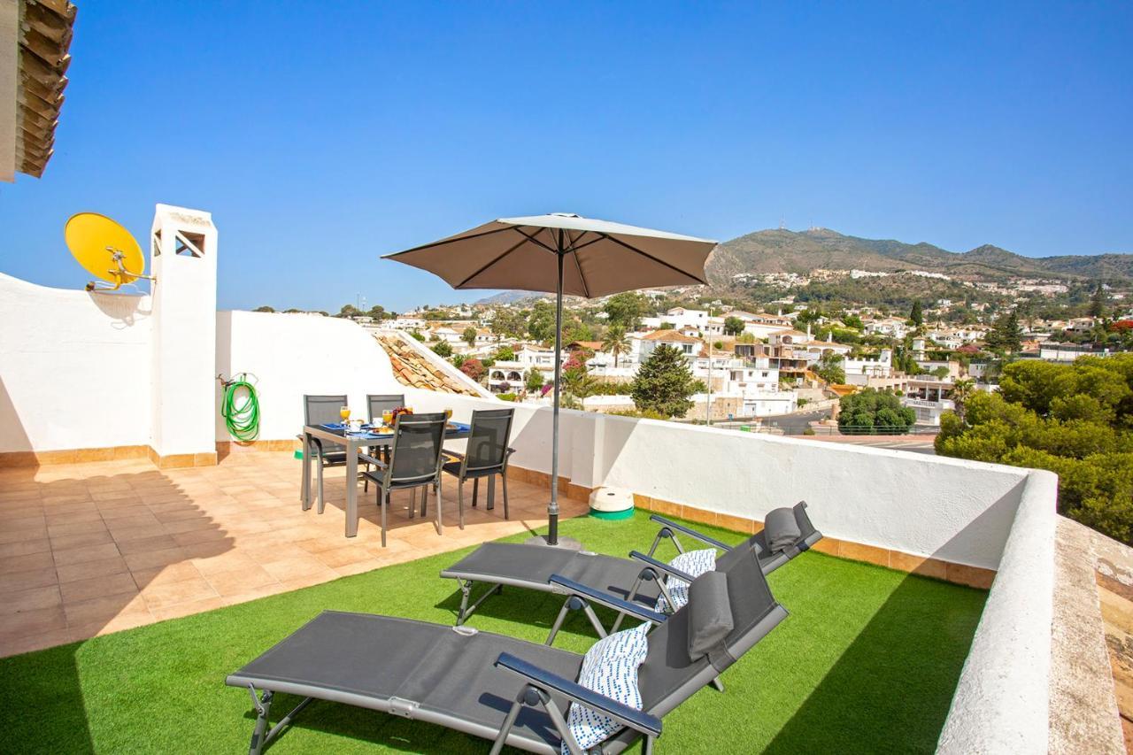 Ferienwohnung Atico Frente Al Mar - Vistas, Piscina, Terrazas, Parking! Benalmádena Exterior foto